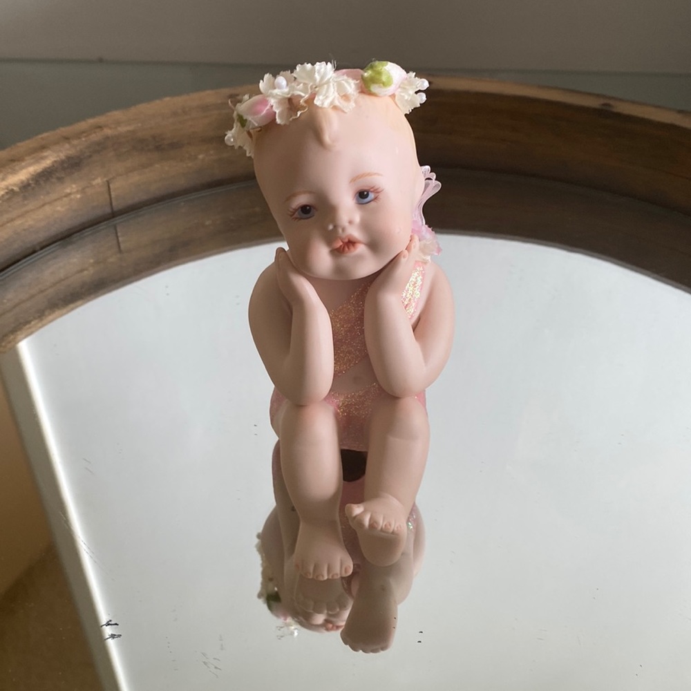 Vintage sweet HC figurine baby porcelain figurine